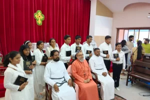 First Communicants with the Bishop